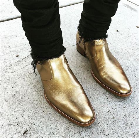 gold ysl boots|ysl platform boots.